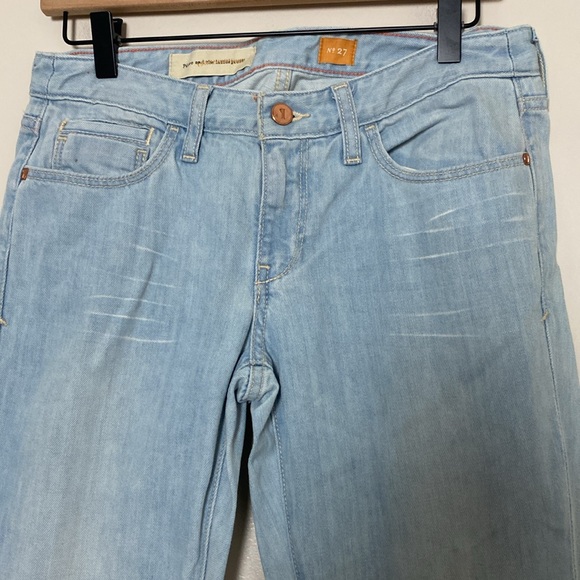 Anthropologie Pilcro and the Letterpress Stet Fit Light Wash Mid Rise Jean Sz 27 - Picture 2 of 12